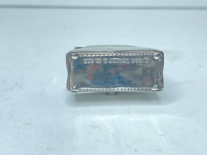 Tiffany & Co. Sterling Silver Pill Box, Classic men's bag Design SS129
