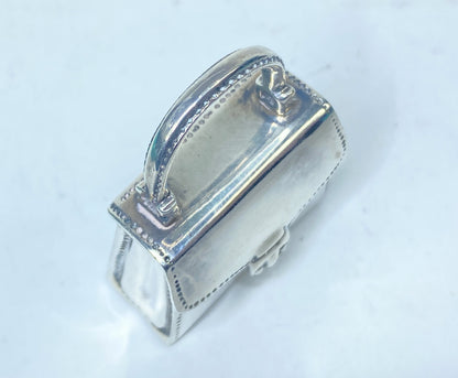 Tiffany & Co. Sterling Silver Pill Box, Classic men's bag Design SS129