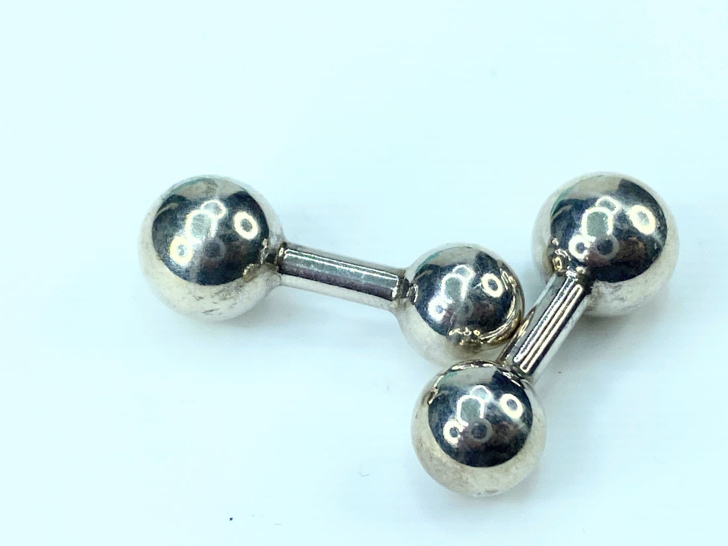 Tiffany & Co Sterling Silver 925 Dumbbell cufflinks 13.4g JR9550