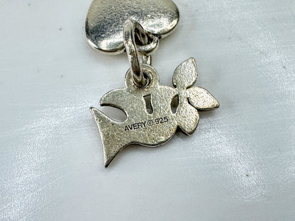 Vintage Artisian James Avery Sterling Heart & La Paloma Dove Charms set JR2080