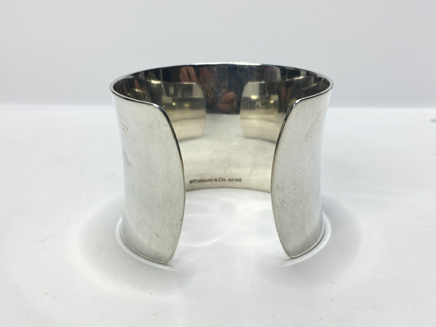 Tiffany & Co. 1837 Collection Wide Sterling Silver Cuff Bracelet 7" JR1114