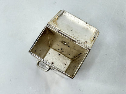 Tiffany & Co. Sterling Silver Chinese Take-Out Pagoda Pill Box Spain 38.4g SS500
