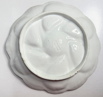 Vintage Spode English Porcelain Oyster Plate Scenic Wells 8.5" A746