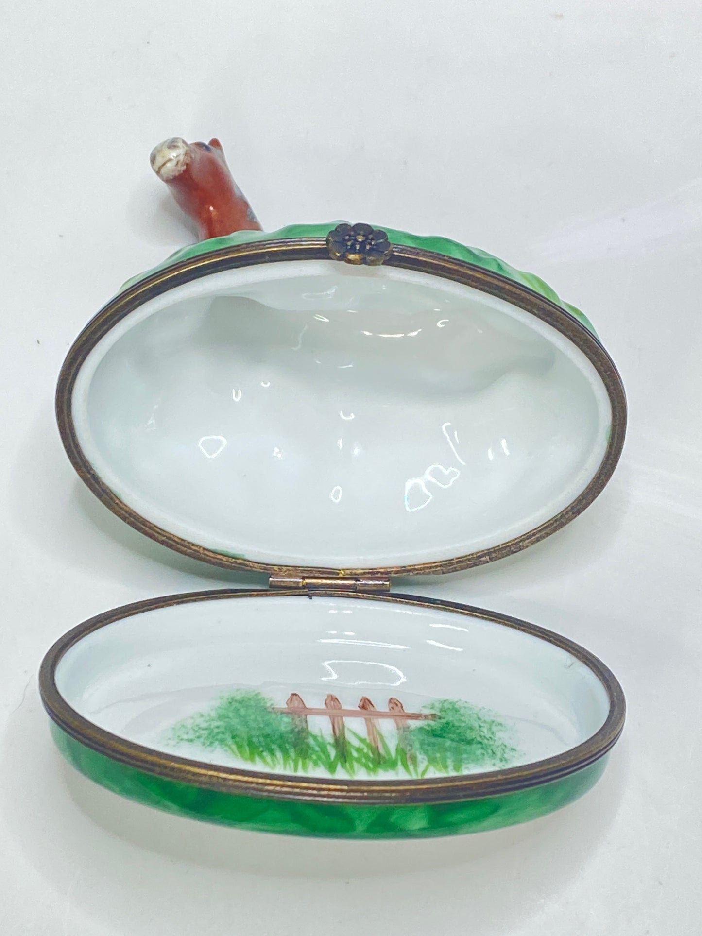 Limoges Horse Trinket Box – Peint Main France, BRC No. 4, Vintage A726