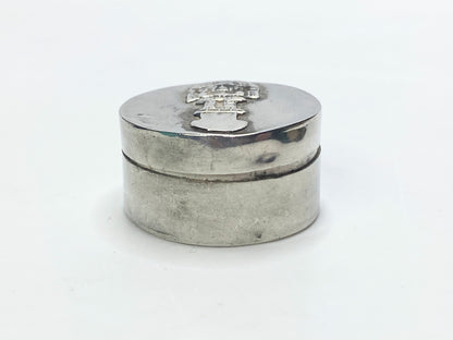 Vintage Aztec / Mesoamerican iconography Sterling Silver Trinket Box 12g SS134