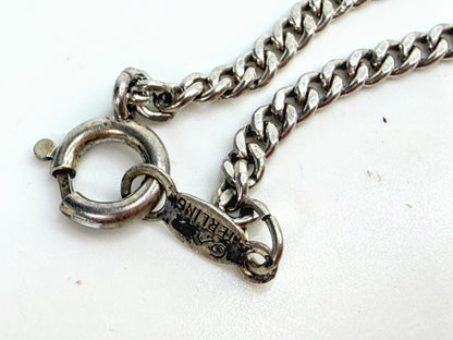 Retired James Avery Sterling Silver 1.75" Large Sand Dollar SS Necklace JR1984