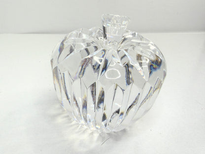 Signed Waterford Crystal APPLE Paperweight, Sculpture, Figurine - The Big Apple S256