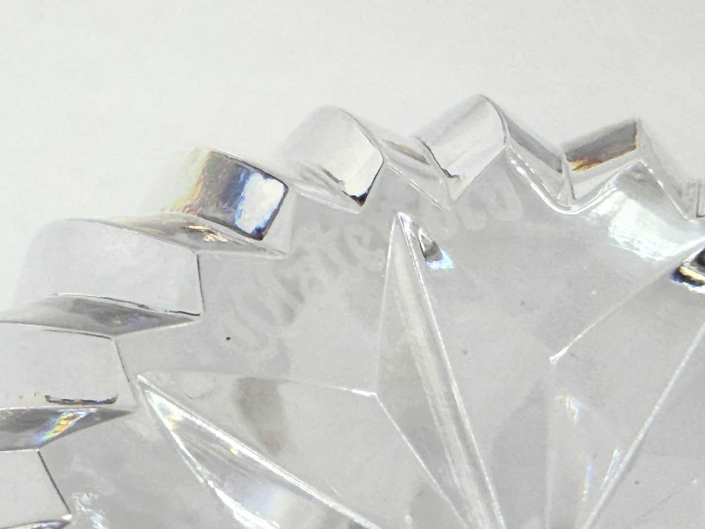 Signed Waterford Crystal APPLE Paperweight, Sculpture, Figurine - The Big Apple S256
