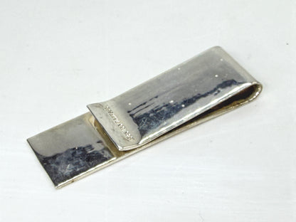 Vintage Tiffany & Co 1837 Sterling Silver Money Clip 925 23.2g with pouch SS494