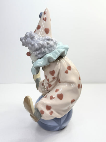 Lladro “ Having A Ball “ 5813 Young Clown Balancing On A Large Ball A770