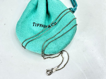 Tiffany & Co. Sterling Silver Link Chain Necklace 18" 1.3g JR2105