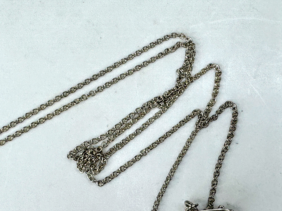 Tiffany & Co. Sterling Silver Link Chain Necklace 18" 1.3g JR2105