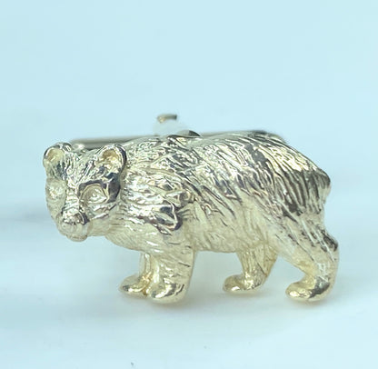 Tiffany & Co. figural Bear and Bull Sterling Silver Cufflinks 9.2g JR9576