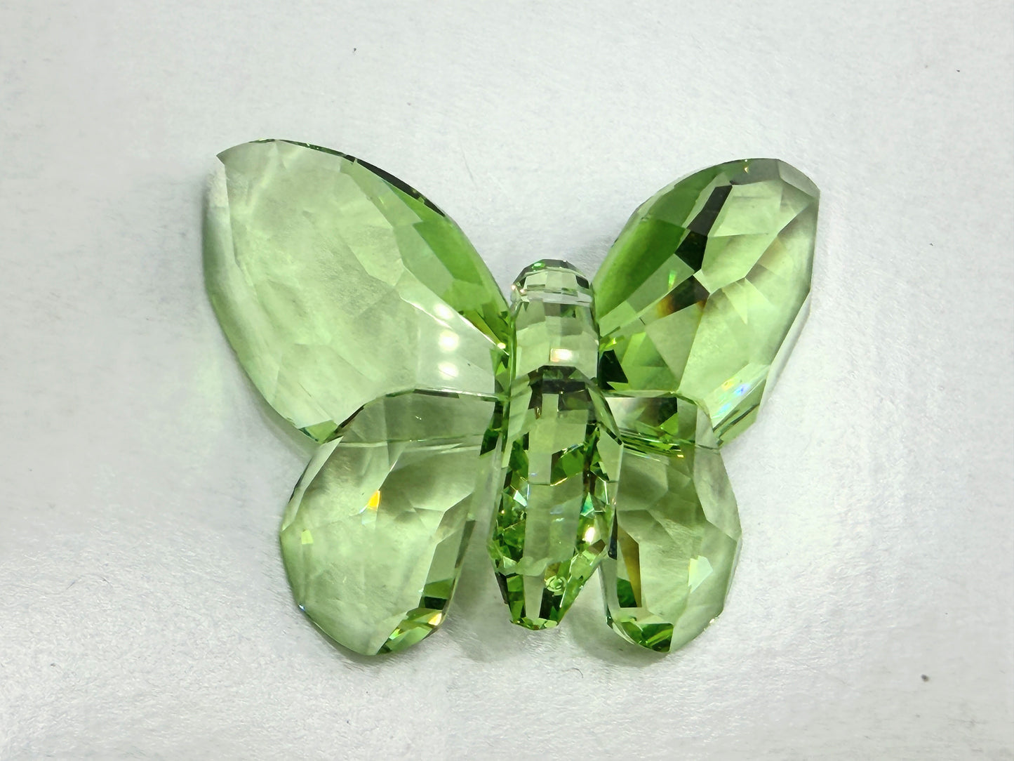 Swarovski Peridot Brilliant Butterfly Crystal Figurine Austria S263