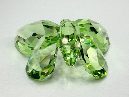Swarovski Peridot Brilliant Butterfly Crystal Figurine Austria S263