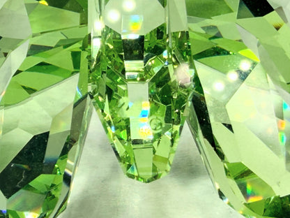 Swarovski Peridot Brilliant Butterfly Crystal Figurine Austria S263