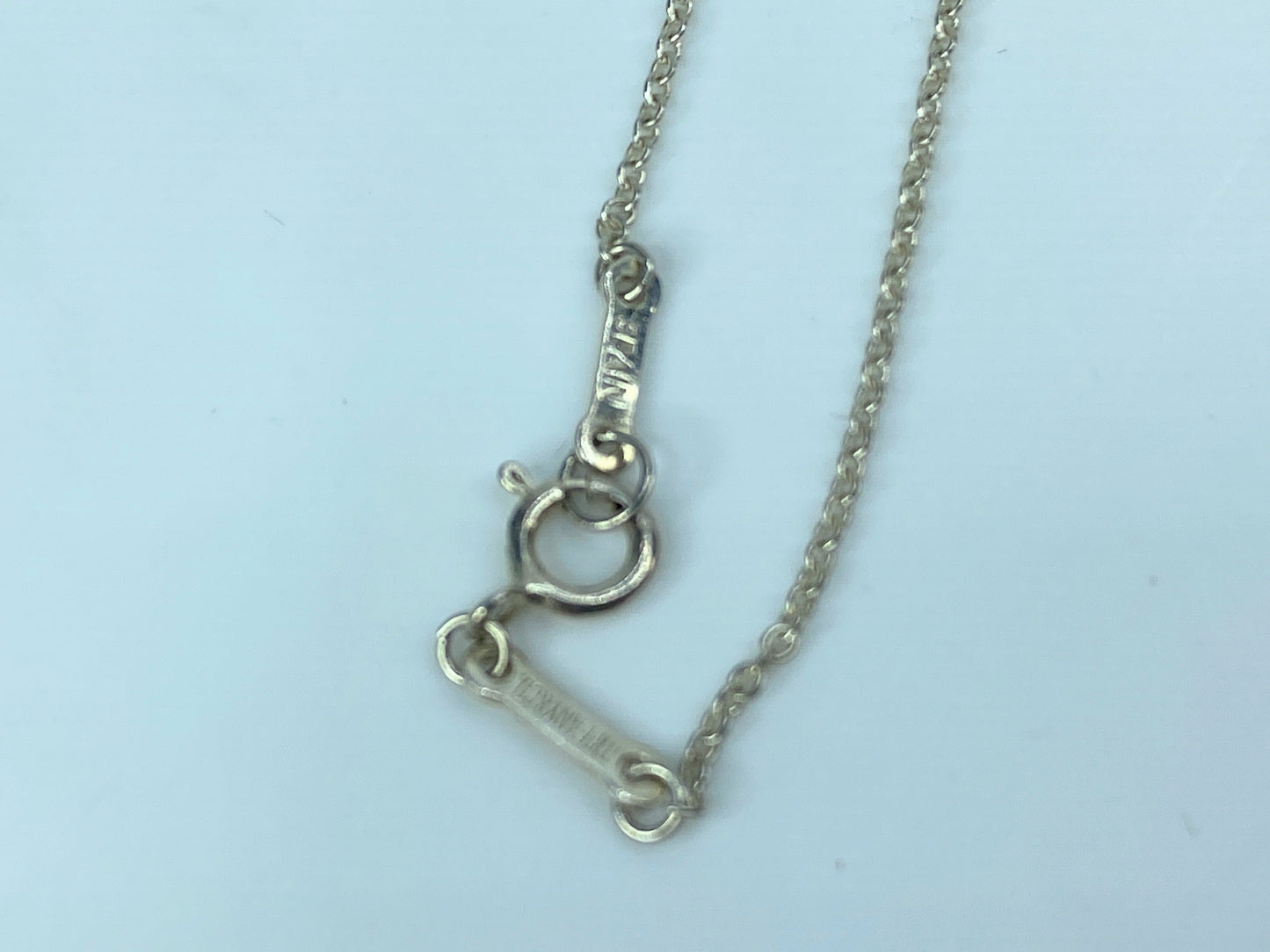 Tiffany & Co Elsa Peretti Alphabet Sterling Silver "k" Initial Necklace JR722