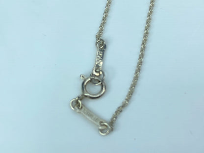 Tiffany & Co Elsa Peretti Alphabet Sterling Silver "k" Initial Necklace JR722
