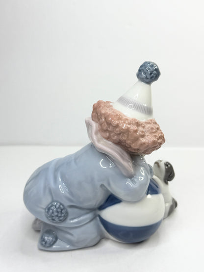 Lladró Pierrot with Puppy Figurine Model 5278 Spain 1985–2007 A774