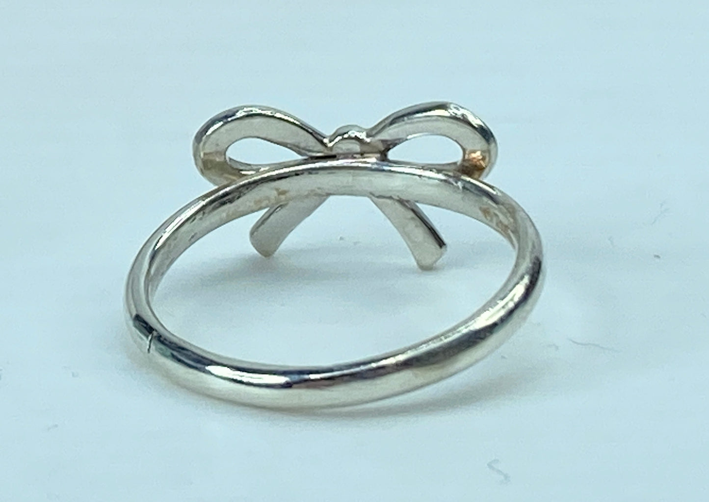 Tiffany & Co. Sterling Silver 925 Pretty Bow Ring size 7 JR725