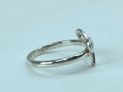 Tiffany & Co. Sterling Silver 925 Pretty Bow Ring size 7 JR725