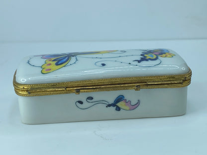 Limoges France "Butterflies lover" classic peint Main trinket A28