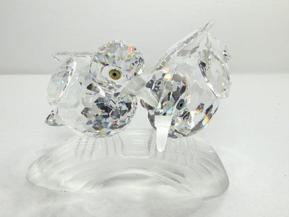 Swarovski Crystal Amour Turtledoves SCS 1989 Caring & Sharing Figurine Cert S275