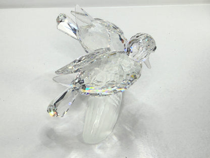 Swarovski Crystal Amour Turtledoves SCS 1989 Caring & Sharing Figurine Cert S275