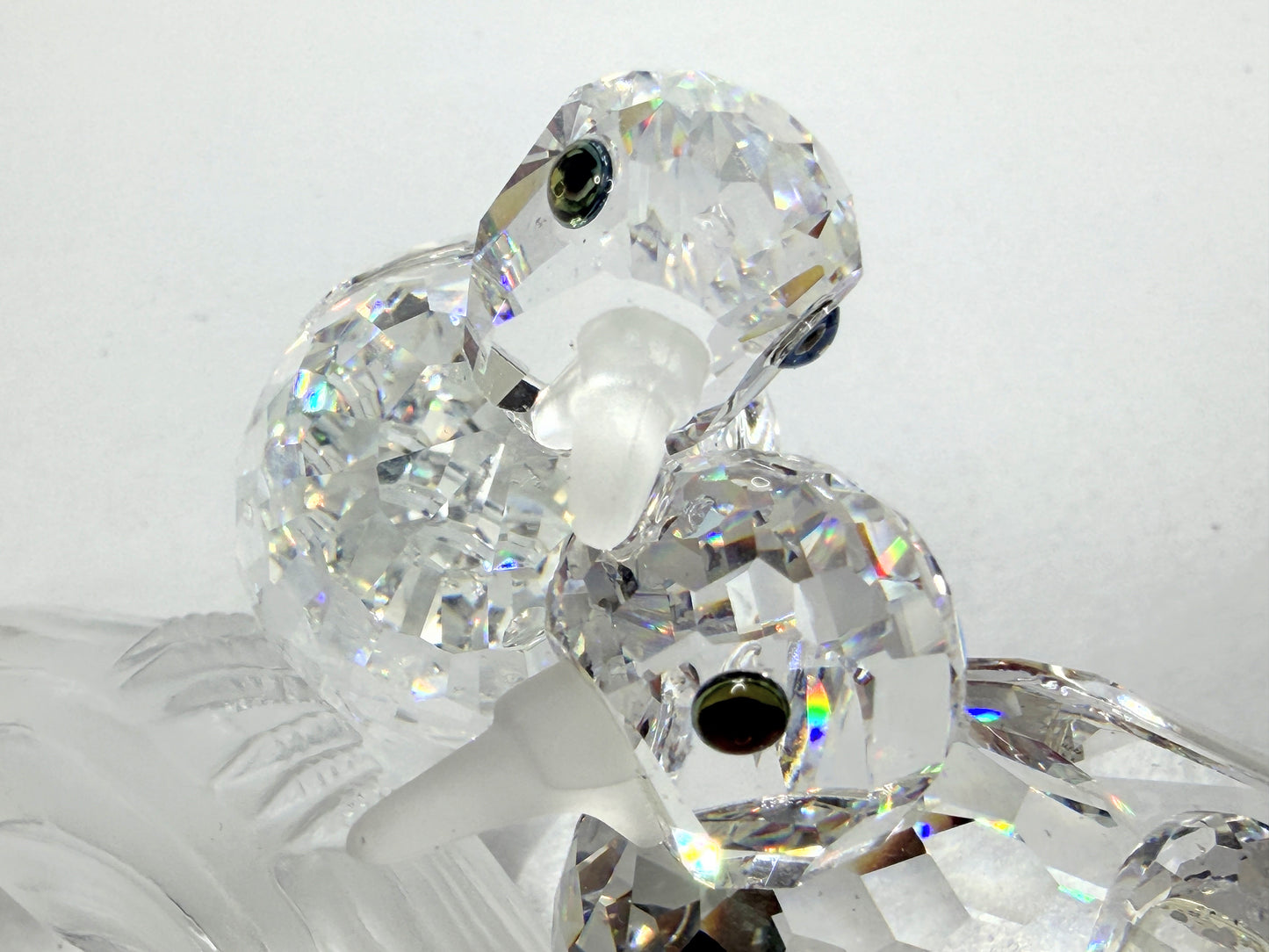Swarovski Crystal Amour Turtledoves SCS 1989 Caring & Sharing Figurine Cert S275