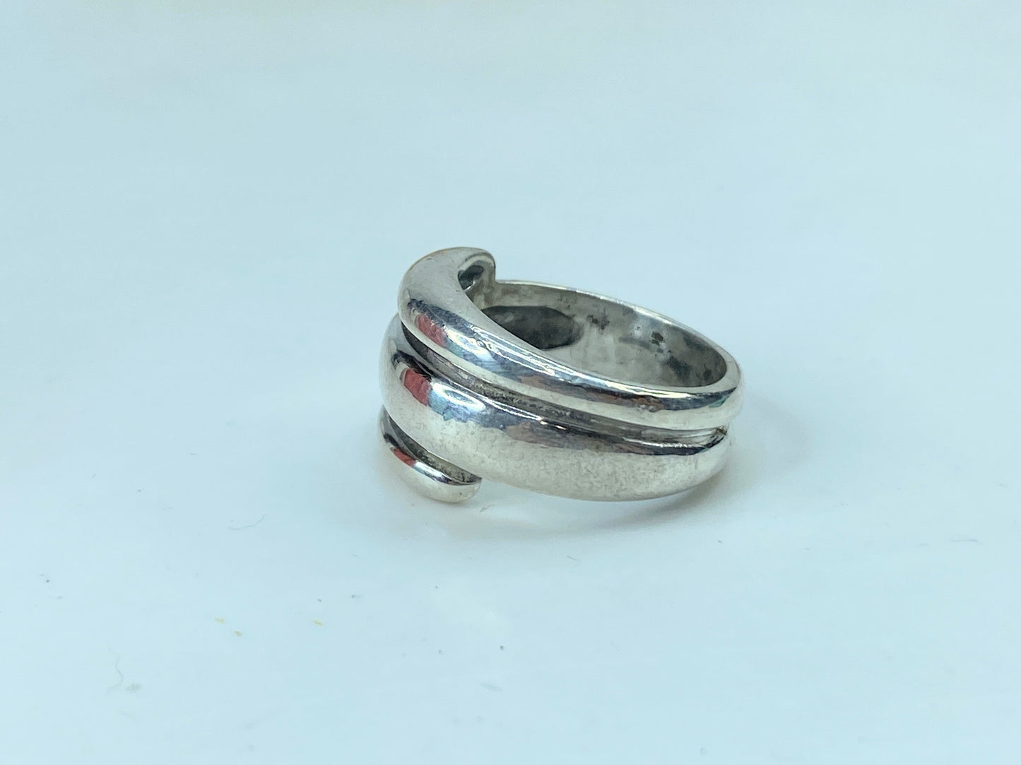 Sterling Silver James Avery Wrap Around Spiral Dome Ring JR730