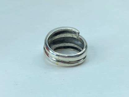 Sterling Silver James Avery Wrap Around Spiral Dome Ring JR730