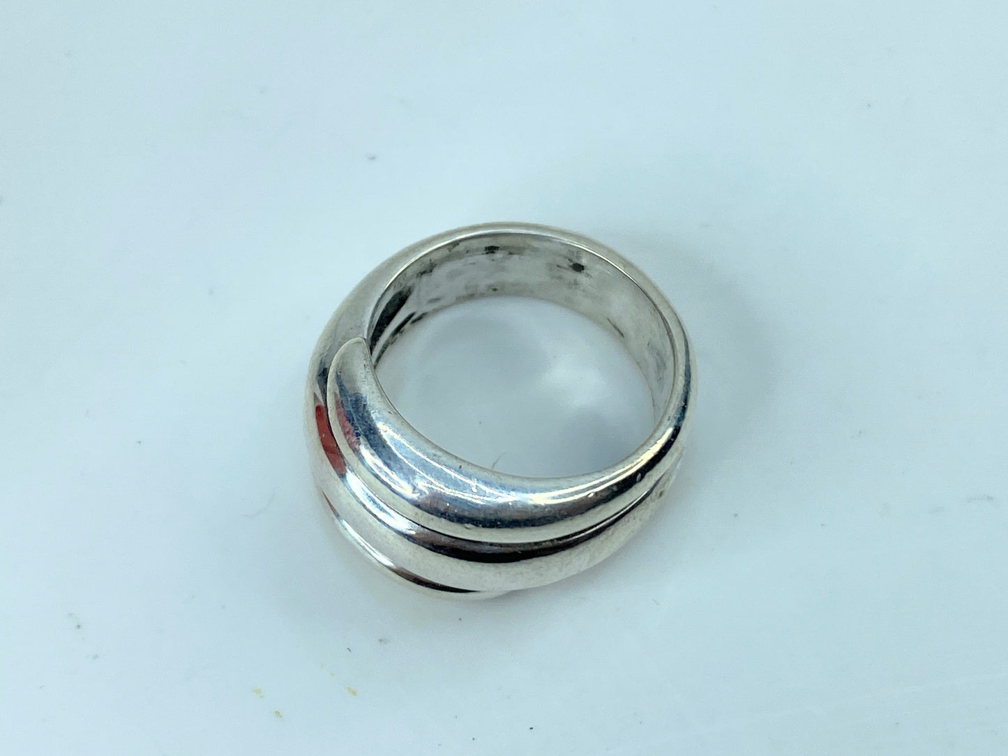 Sterling Silver James Avery Wrap Around Spiral Dome Ring JR730