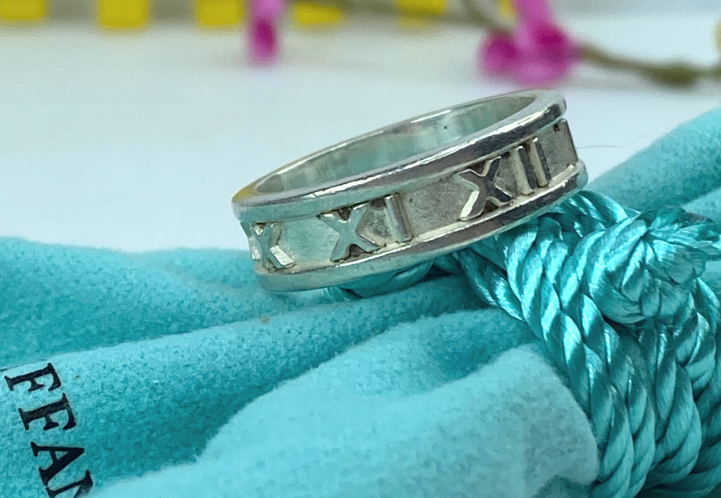 Tiffany & Co. Vintage sterling silver Atlas 6mm Band size 7.25 5.7grams
