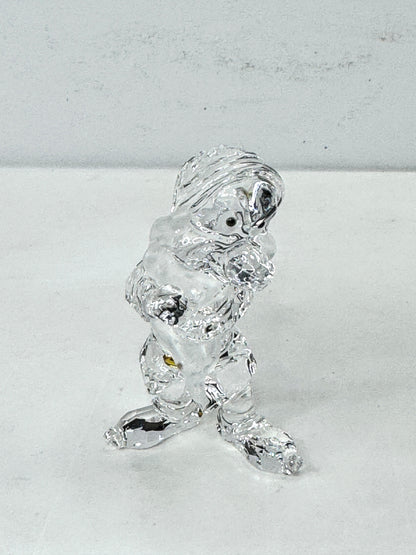 Swarovski Disney Snow White Bashful Dwarf Crystal Retired COA Mirror Box S343