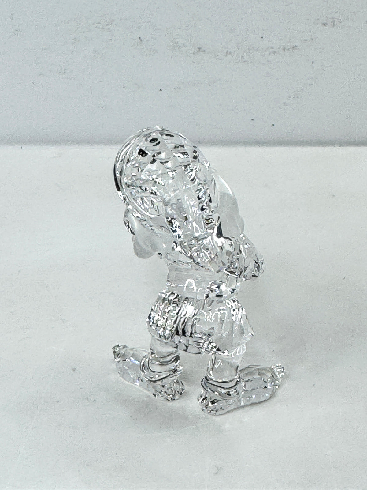 Swarovski Disney Snow White Bashful Dwarf Crystal Retired COA Mirror Box S343