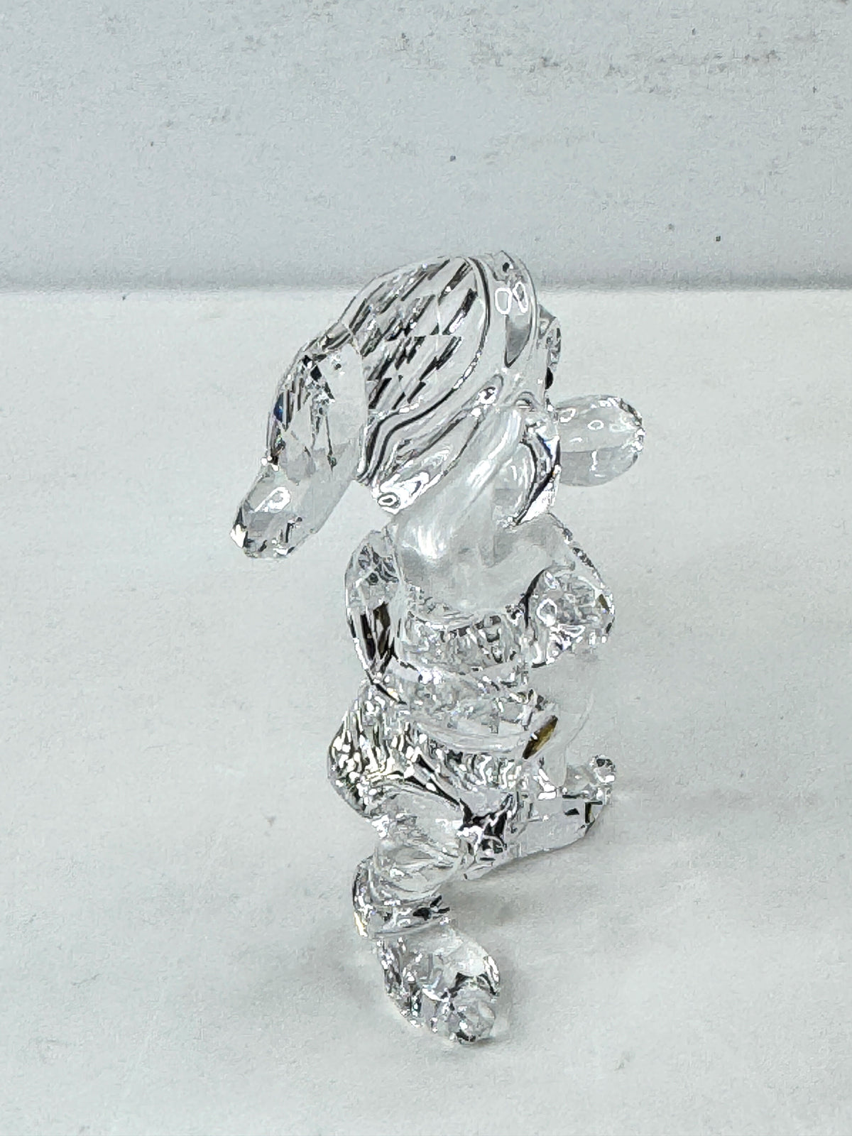 Swarovski Disney Snow White Bashful Dwarf Crystal Retired COA Mirror Box S343