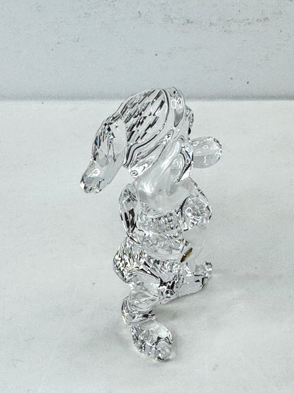 Swarovski Disney Snow White Bashful Dwarf Crystal Retired COA Mirror Box S343