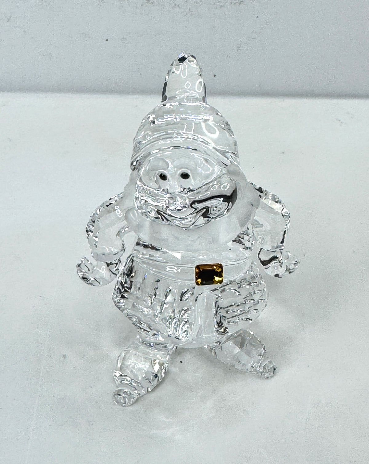Swarovski Disney Snow White "Happy" Dwarf Crystal Figurine Retired 1003689 S344
