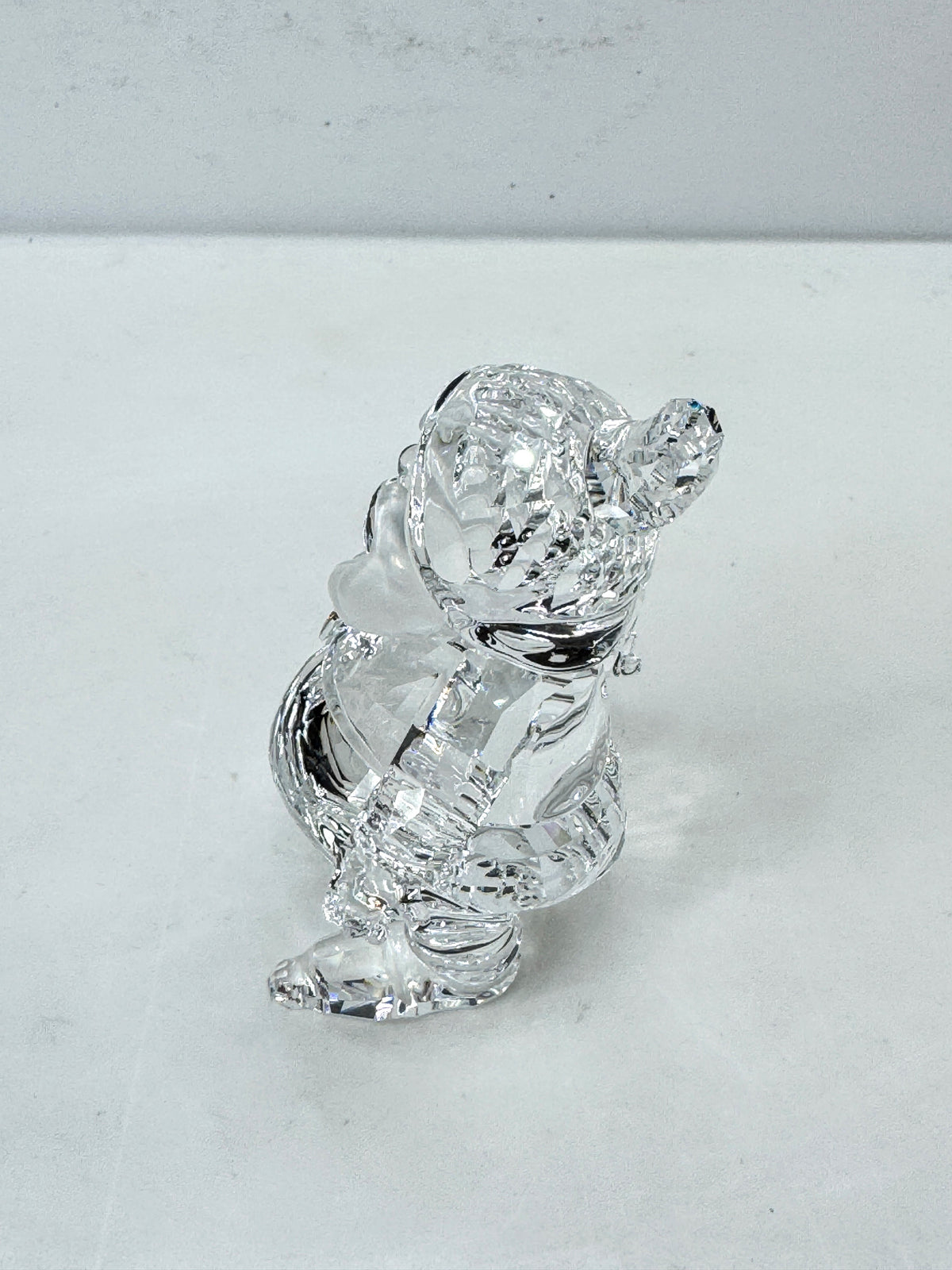 Swarovski Disney Snow White "Happy" Dwarf Crystal Figurine Retired 1003689 S344