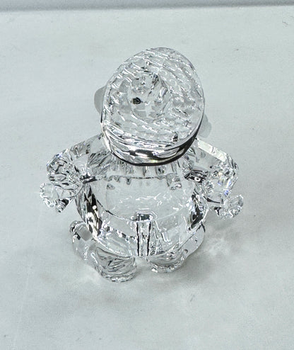 Swarovski Disney Snow White "Happy" Dwarf Crystal Figurine Retired 1003689 S344