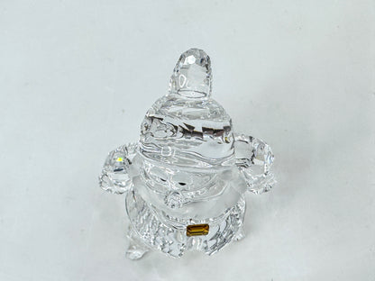Swarovski Disney Snow White "Happy" Dwarf Crystal Figurine Retired 1003689 S344