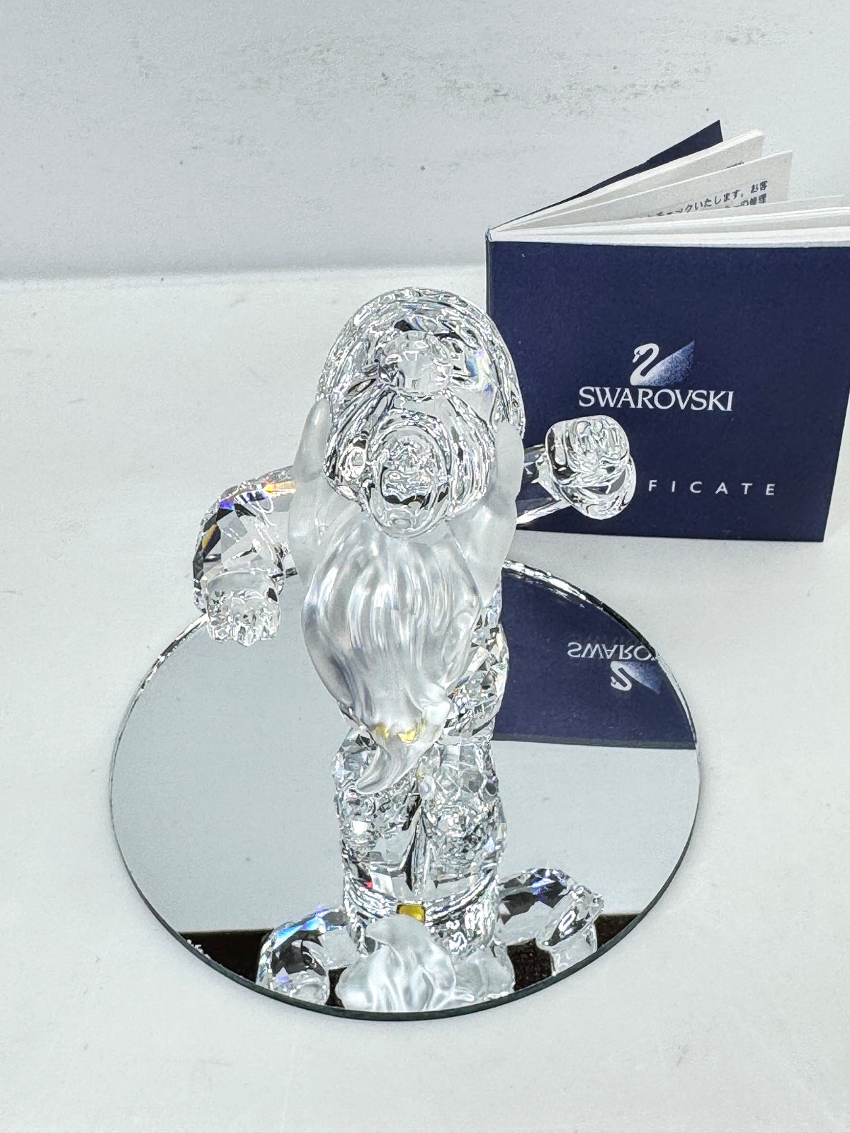 Swarovski Disney Snow White "Sneezy" Dwarf Crystal Retired COA Mirror S346