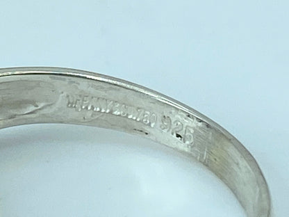 Tiffany & Co. 18K Yellow Gold and Sterling Silver Bow Ring Size 7 3.8g JR739
