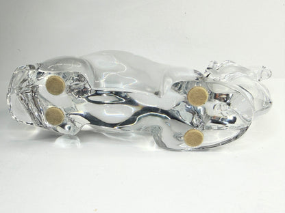 Baccarat Crystal Camel Sculpture Mid Century French Art Glass Figural A764