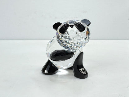 Swarovski Crystal Mother Panda Bear Retired Rare Encounters COA Mirror A349