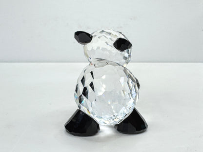 Swarovski Crystal Mother Panda Bear Retired Rare Encounters COA Mirror A349