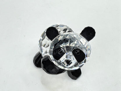 Swarovski Crystal Mother Panda Bear Retired Rare Encounters COA Mirror A349