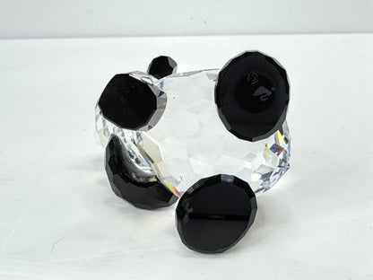 Swarovski Crystal Mother Panda Bear Retired Rare Encounters COA Mirror A349