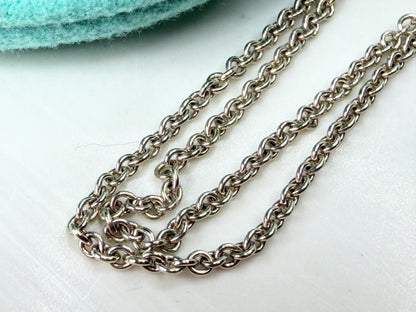 Tiffany & Co. Elsa Peretti XL Apple Sterling Silver 30" Necklace 9g JR1995