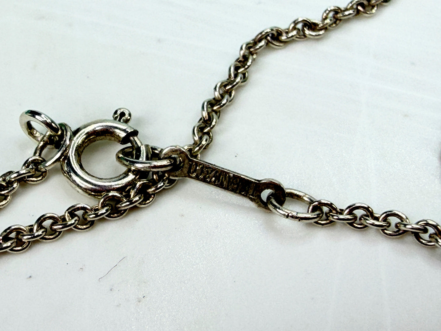 Tiffany & Co. Elsa Peretti XL Apple Sterling Silver 30" Necklace 9g JR1995